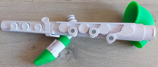 Nuvo jSax standaard kit, wit/groen