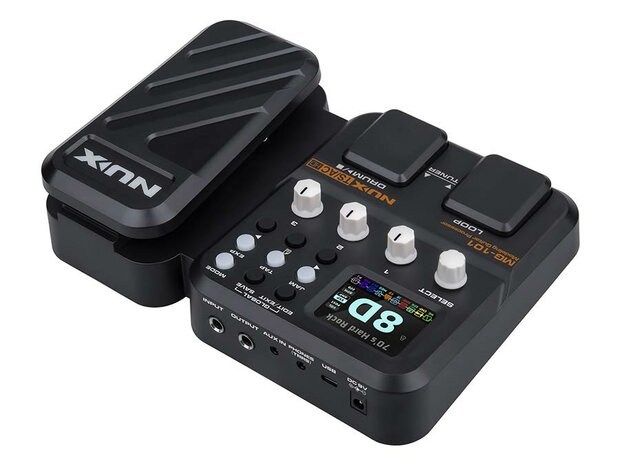 NUX Multi-Effects guitar amp modeling processor and multi effect with drum machine and phrase looper