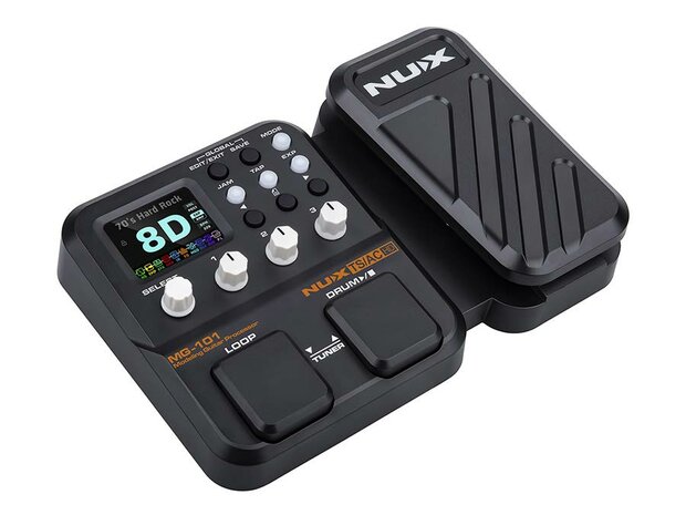 NUX Multi-Effects guitar amp modeling processor and multi effect with drum machine and phrase looper
