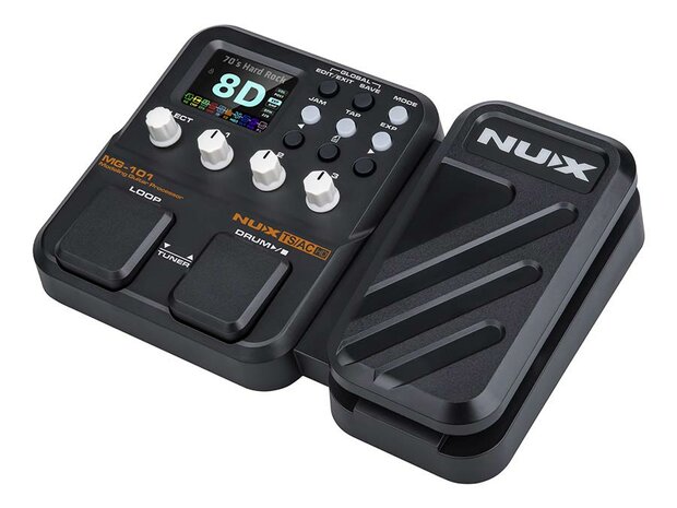 NUX Multi-Effects guitar amp modeling processor and multi effect with drum machine and phrase looper
