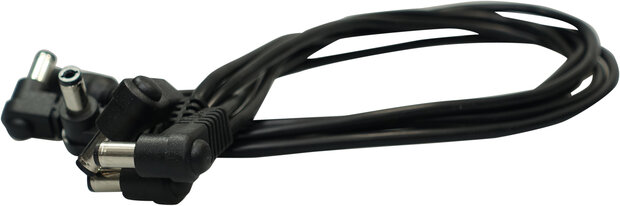 Power distribution cable, connects to psu, 5 female and 1 male connectors, netvoedingkabel, daisy chain