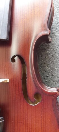 Viool 1/2 compleet met koffer, strijkstok en hars