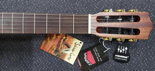 Salvador Cortez Iberia Series Luna stage guitar Fishman Clasica II