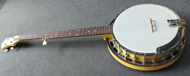 Recording King Banjo Starlight Sunbeam RKS-06-YE 5-snarig