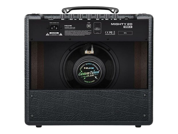 NUX Mighty Series modeling amplifier 20 watt MK2 - 8" speaker - amp modeling - DSP - looper - tuner - USB audio