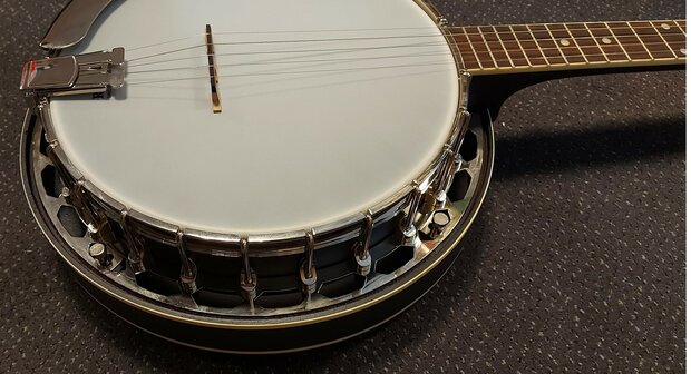 Recording King Banjo Starlight Resonator Midnight RKS-06-DBL 5-snarig