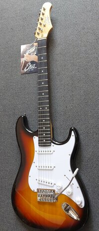 Eko Stratmodel S300 Sunburst, e-gitaarpakket