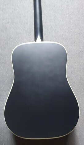 Cort Folkgitaar Earth 70, Black Satin Dreadnought met massief bovenblad