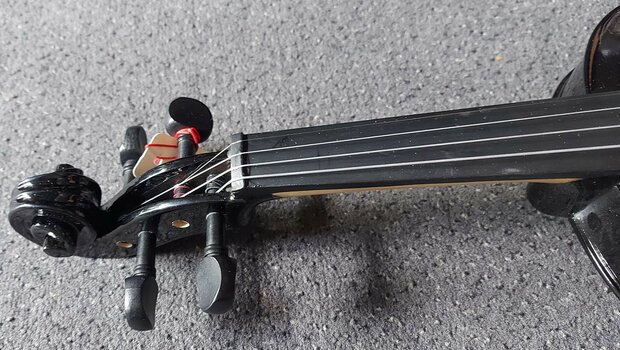 Viool 4/4 (volwassen model) compleet, zwart 