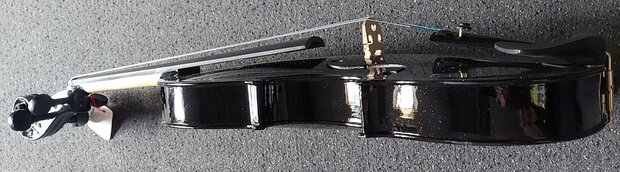 Viool 4/4 (volwassen model) compleet, zwart 