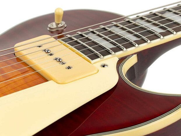 Sire Larry Carlton L7V Tobacco Sunburst met P90 soapbar elementen