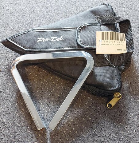 Triangle Per Del 6" PDP106 Chrome met gevoerde hoes