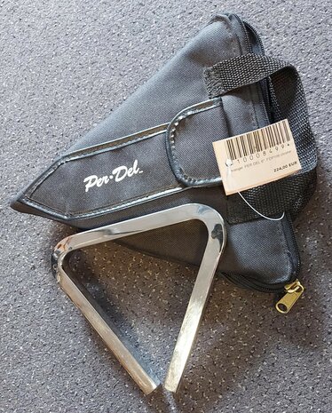 Triangle Per Del 6" PDP106 Chrome met gevoerde hoes