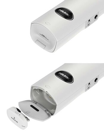 NUX Nes-1 digitale saxofoon, met bluetooth, draadloos met 5W speaker, wit