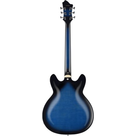 Hagstrom Super Viking, Dark Baltic Sea Flame, Limited edition 