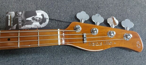 Sire Basses D5+ Series Marcus Miller basgitaar, Tobacco Sunburst