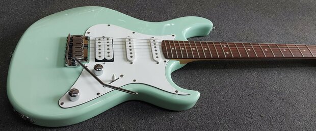 Cort G260-DX E-gitaar, sea foam green