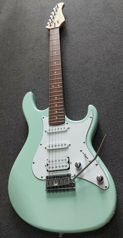 Cort G260-DX E-gitaar, sea foam green