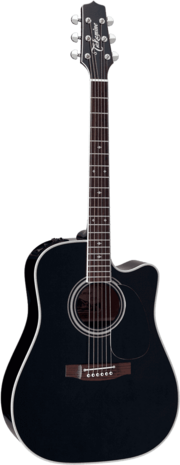 Takamine EF341SC elektro-akoestische western gitaar zwart, nu met koffer