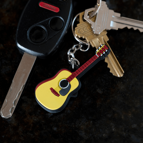 Martin D28-style sleutelhanger gitaar