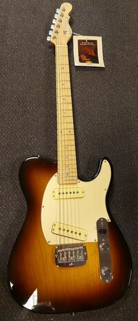 G&L Asat Special Tobacco Sunburst MP USA met certificaat van echtheid