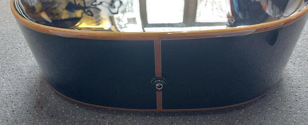 L&acirc;g T100DCE Tramontane dreadnought met element, zwart