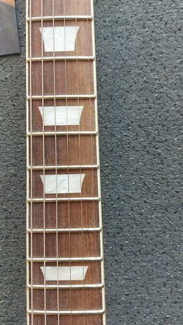 EKO SG-model in zwart, nu met riem, dvd, plectrums, kabel en extra set snaren