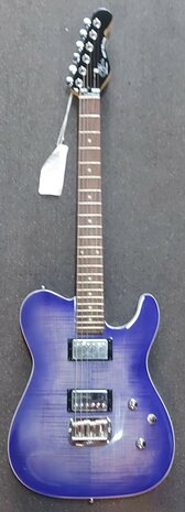 G&L Asat DeLuxe Carved Top, BBS Brigth Blueburst