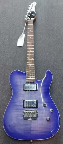G&L Asat DeLuxe Carved Top, BBS Brigth Blueburst