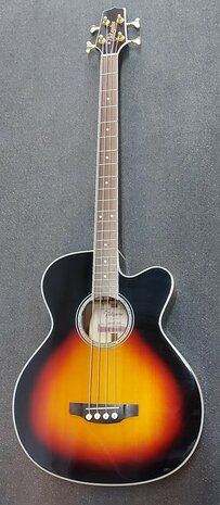 Takamine GB72CEBSB electro-akoestische basgitaar Brown Sunburst