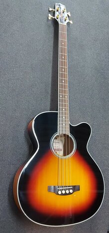 Takamine GB72CEBSB electro-akoestische basgitaar Brown Sunburst