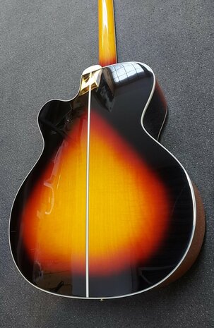 Takamine GB72CEBSB electro-akoestische basgitaar Brown Sunburst