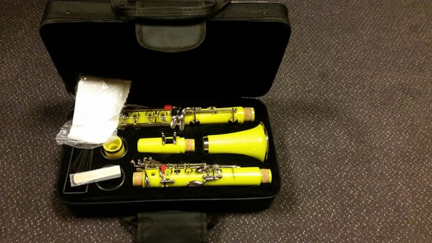 Klarinet Bb (Bes / Sib), B&ouml;hmsysteem, Colorline, Geel