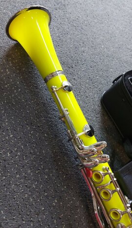 Klarinet Bb (Bes / Sib), B&ouml;hmsysteem, Colorline, Geel