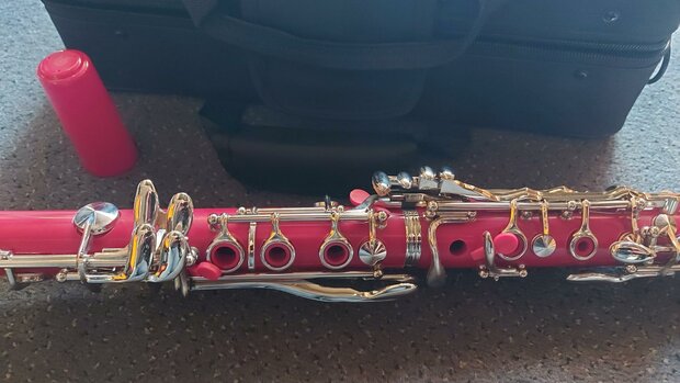 Klarinet Bb (Bes / Sib), B&ouml;hmsysteem, Colorline, rood