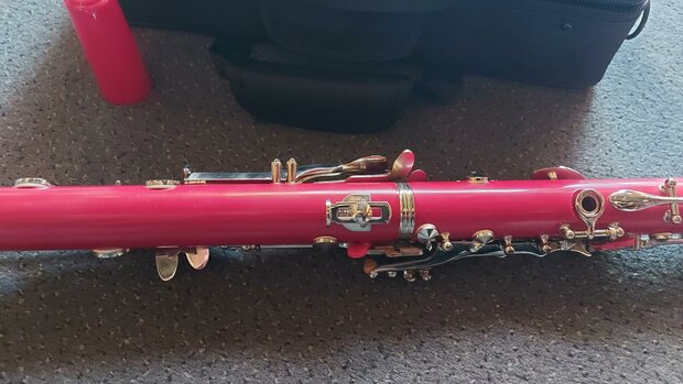 Klarinet Bb (Bes / Sib), B&ouml;hmsysteem, Colorline, rood