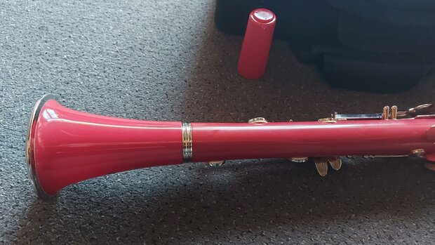 Klarinet Bb (Bes / Sib), B&ouml;hmsysteem, Colorline, rood