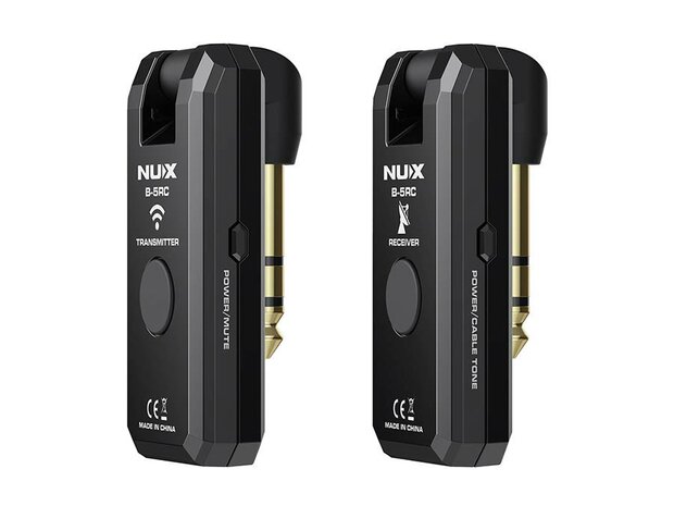 NUX 2.4 GHz draadloos systeem voor gitaar, komt 23 maart binnen