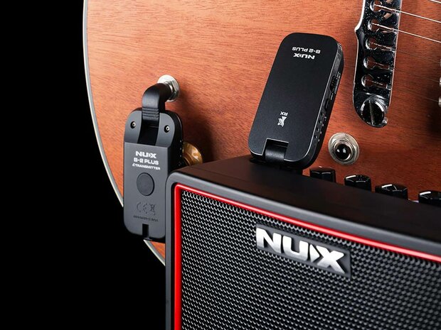NUX draadloos systeem voor gitaar en bas, B-2 Plus