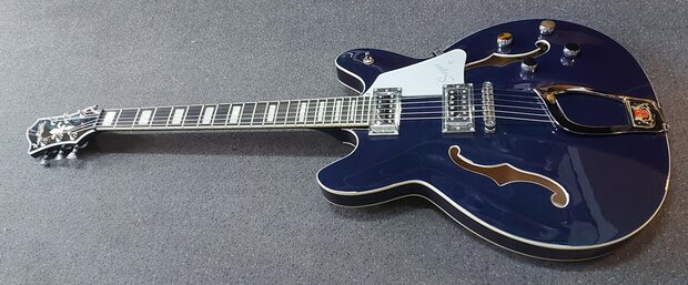Hagstrom Super Viking, Dark Baltic Sea Flame, Limited edition 