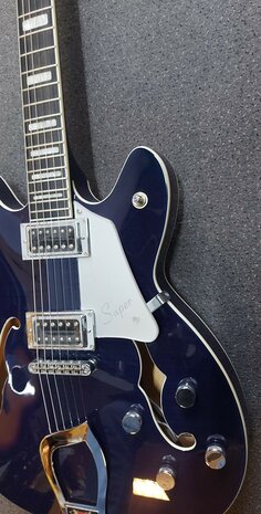 Hagstrom Super Viking, Dark Baltic Sea Flame, Limited edition 