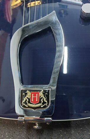 Hagstrom Super Viking, Dark Baltic Sea Flame, Limited edition 