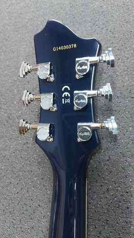 Hagstrom Super Viking, Dark Baltic Sea Flame, Limited edition 