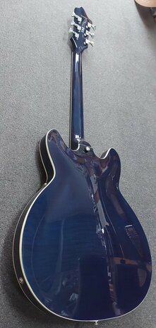 Hagstrom Super Viking, Dark Baltic Sea Flame, Limited edition 