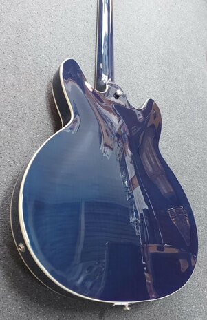 Hagstrom Super Viking, Dark Baltic Sea Flame, Limited edition 