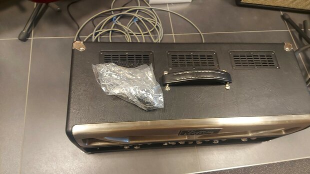 Kustom 100W All Tube Head DOUBLE CROSS, showmodel