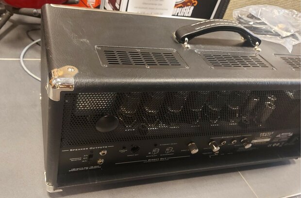Kustom 100W All Tube Head DOUBLE CROSS, showmodel