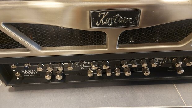 Kustom 100W All Tube Head DOUBLE CROSS, showmodel