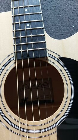 Nashville by Richwood electro-akoestische gitaar met dikke hoes