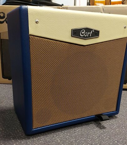  CORT E-Gitaarcombo versterker, CM15R, Dark Blue, 15W met reverb